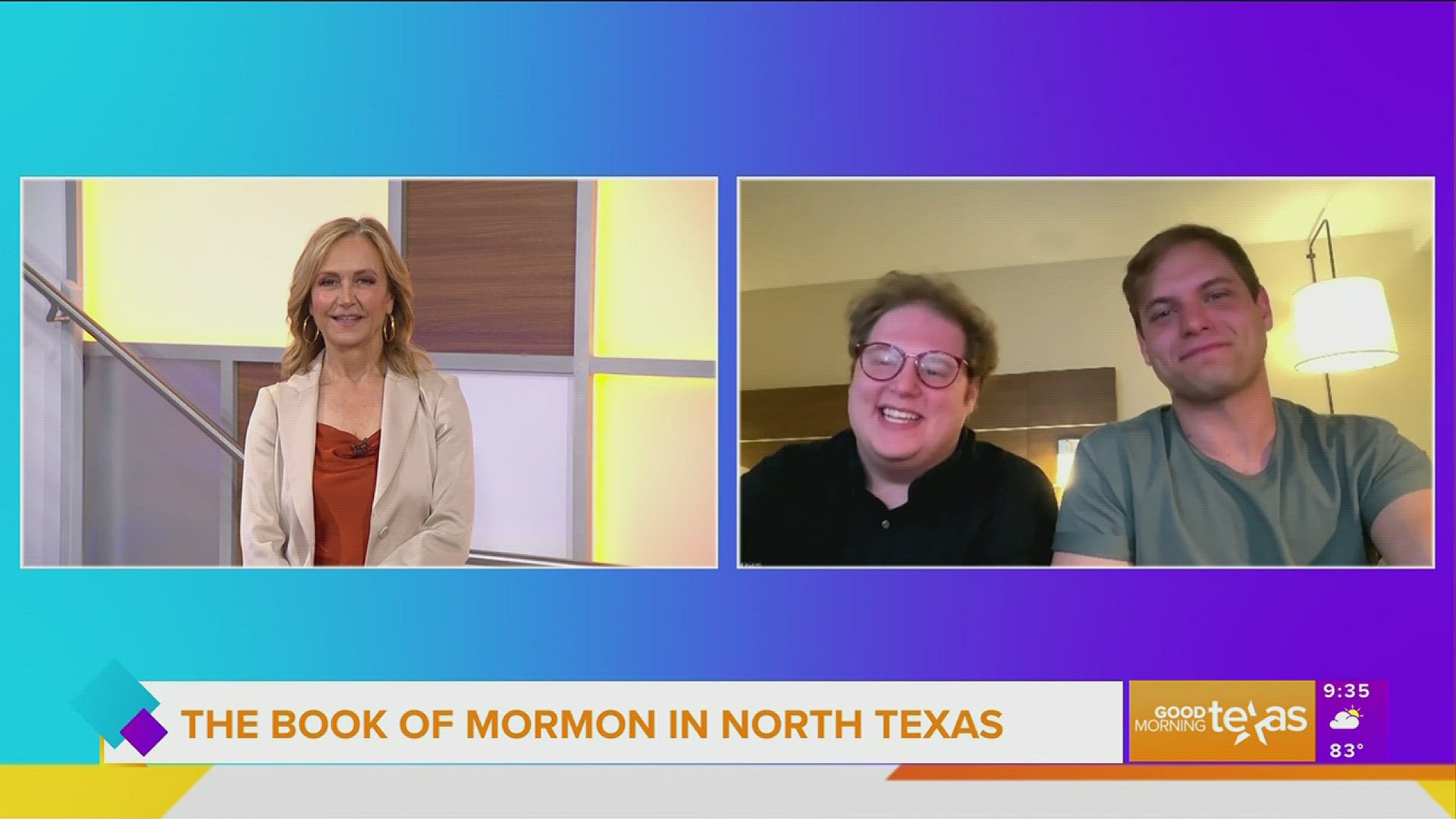 Two stars of The Book of Mormon national tour  give us a preview of the Tony Award winning musical coming to Ball Performance Hall and the Music Hall at Fair Park