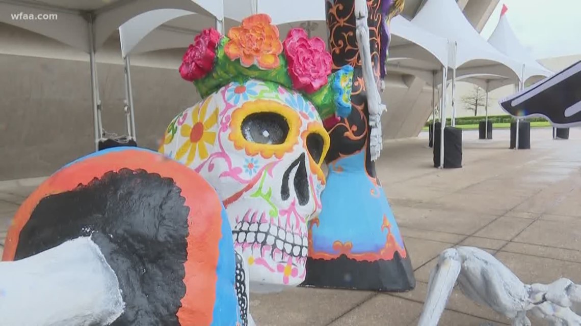 Dia De Los Muertos Parade And Festival Begins New Tradition In Dallas Wfaa Com