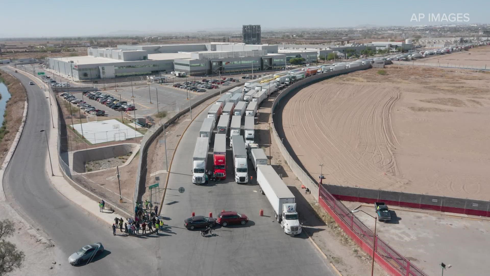 This Easter weekend, Texans may see more empty shelves, as the border checks continue to cause massive delays.