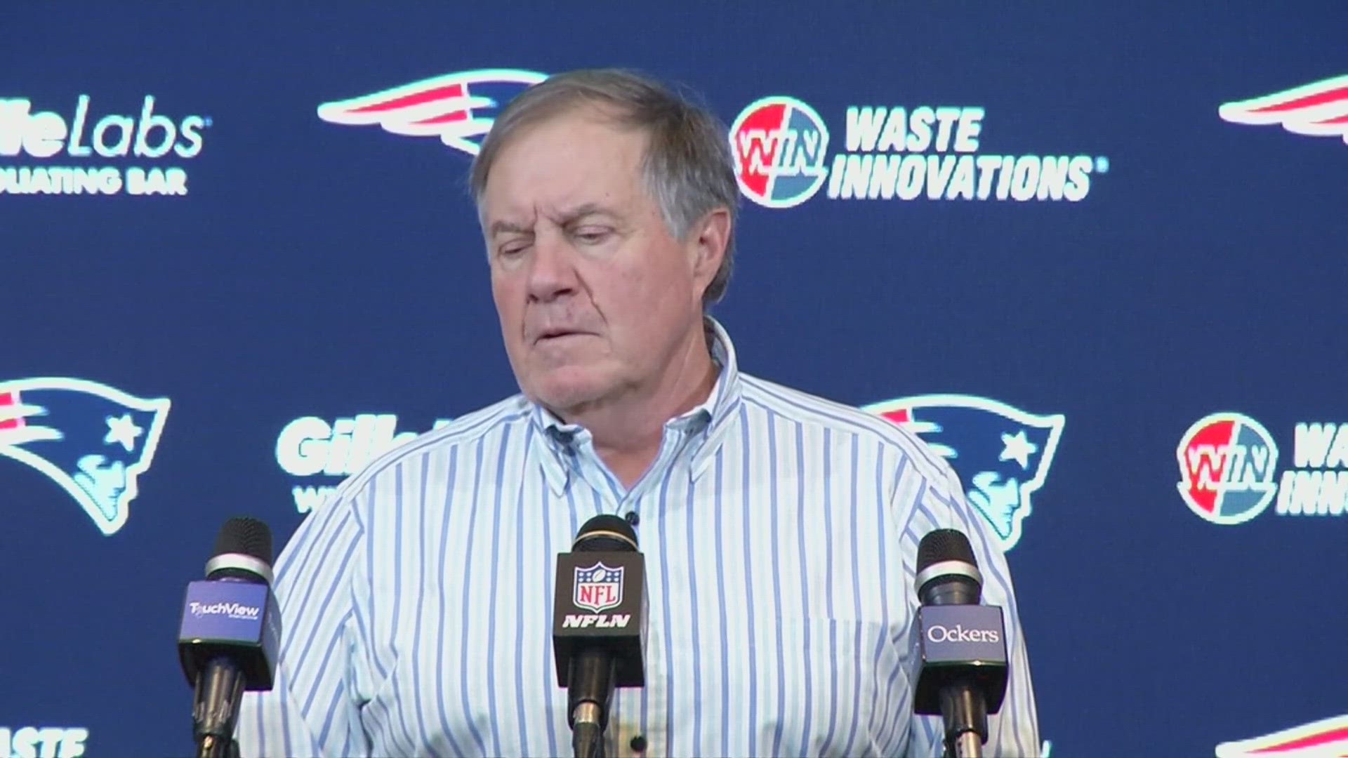 Belichick led the Patriots to six Super Bowl titles in his tenure.