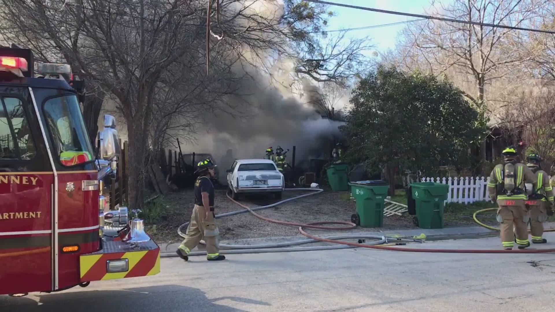 A man died in a fire in McKinney Sunday.