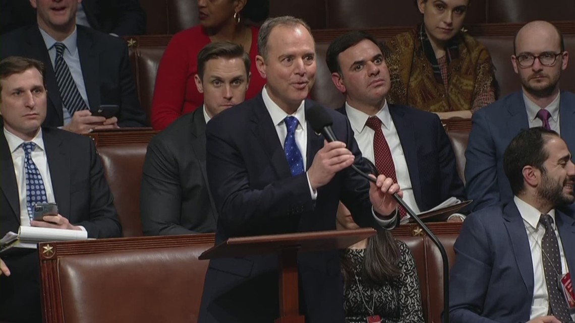 Schiff Interrupted At House Impeachment Debate | Wfaa.com