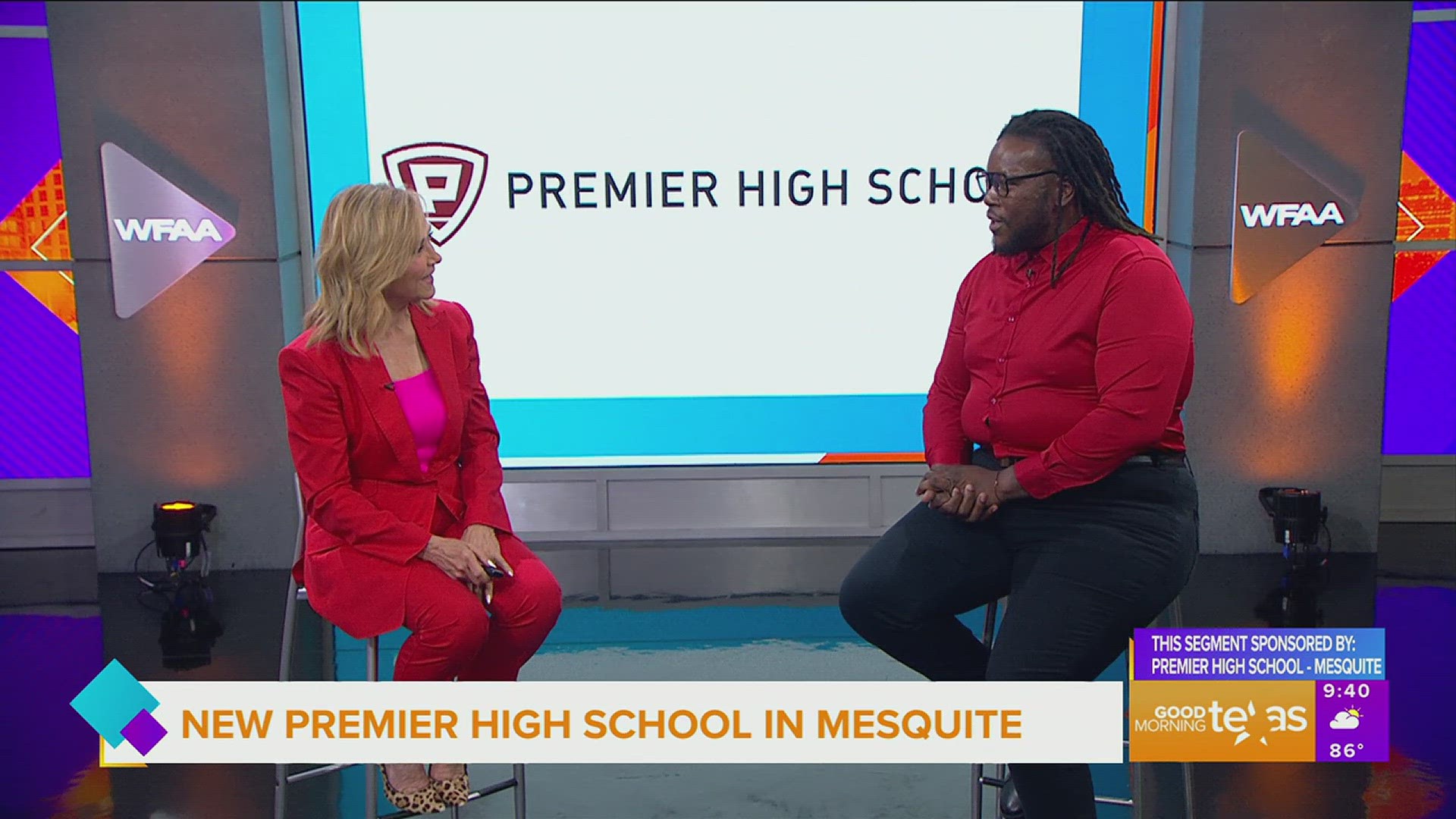 This segment is sponsored by: Premier High School-Mesquite