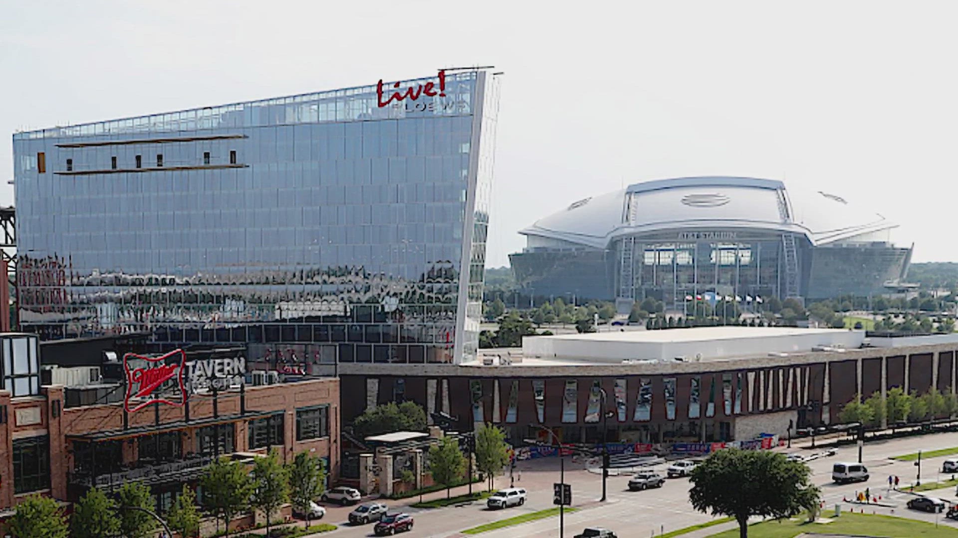 The Loews hotel is nearly attached to the stadium as part of the Texas Live! development on the north side of the ballpark.