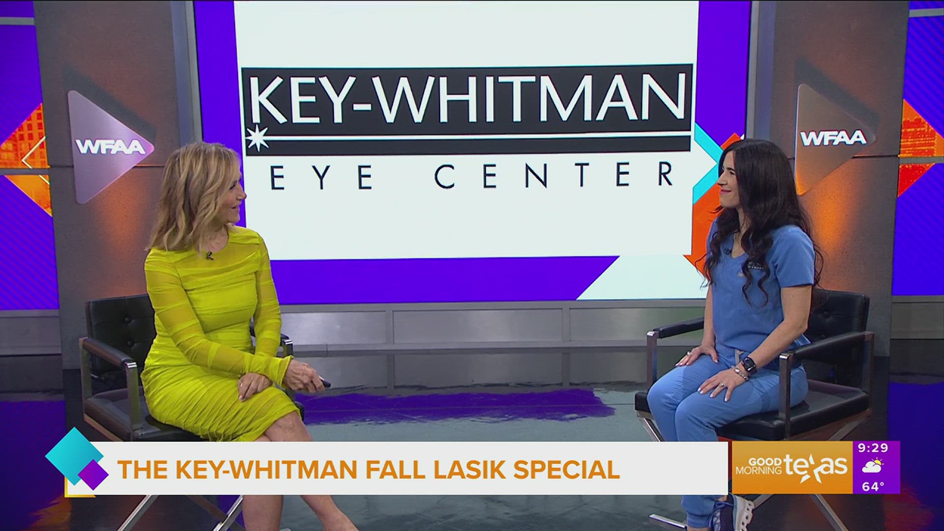 This segment is sponsored by:  Key-Whitman Eye Center