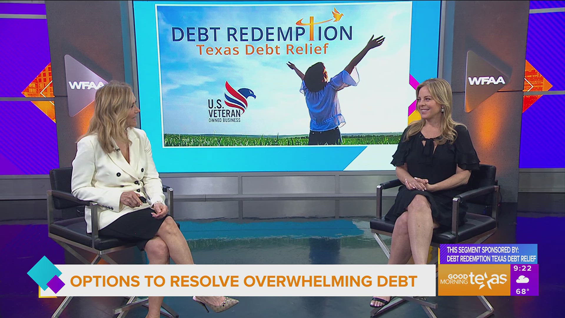 This segment is sponsored by: Debt Redemption Texas Debt Relief