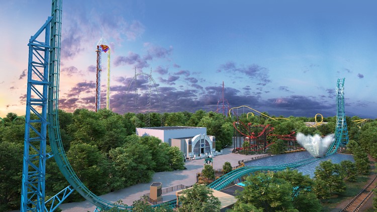 Six Flag Over Texas announces water-coaster 'Aquaman: Power Wave' to ...