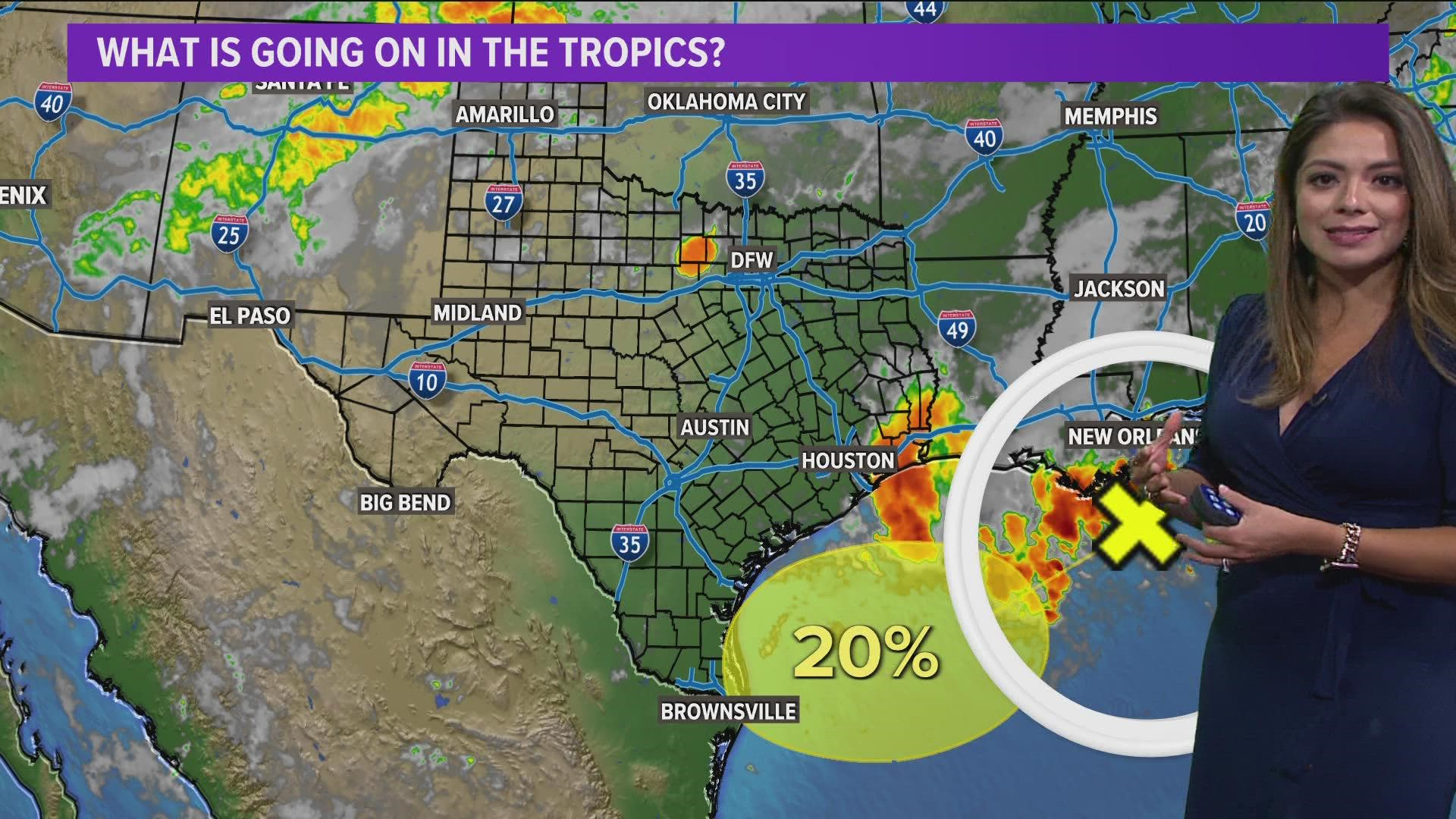 Here's a look at some potential development in the Gulf of Mexico.