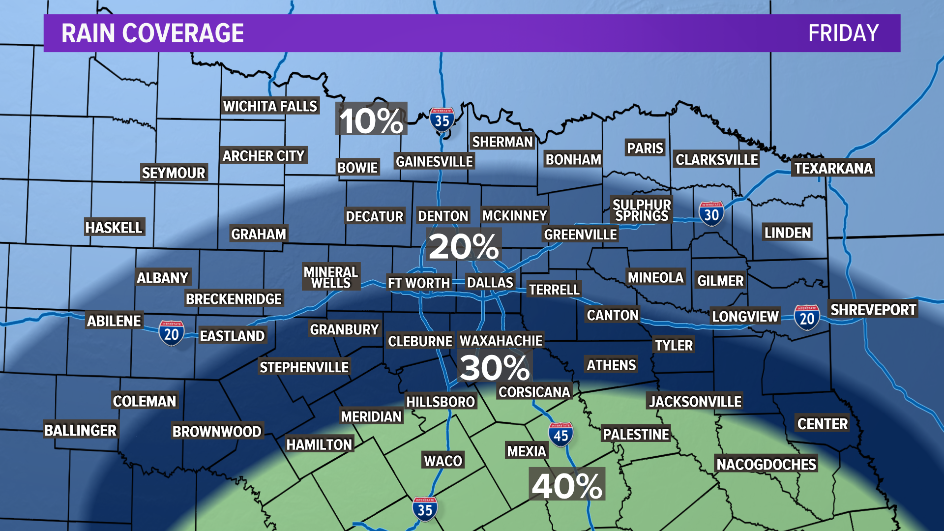 More rain and cooler temps heading to North Texas this week | wfaa.com