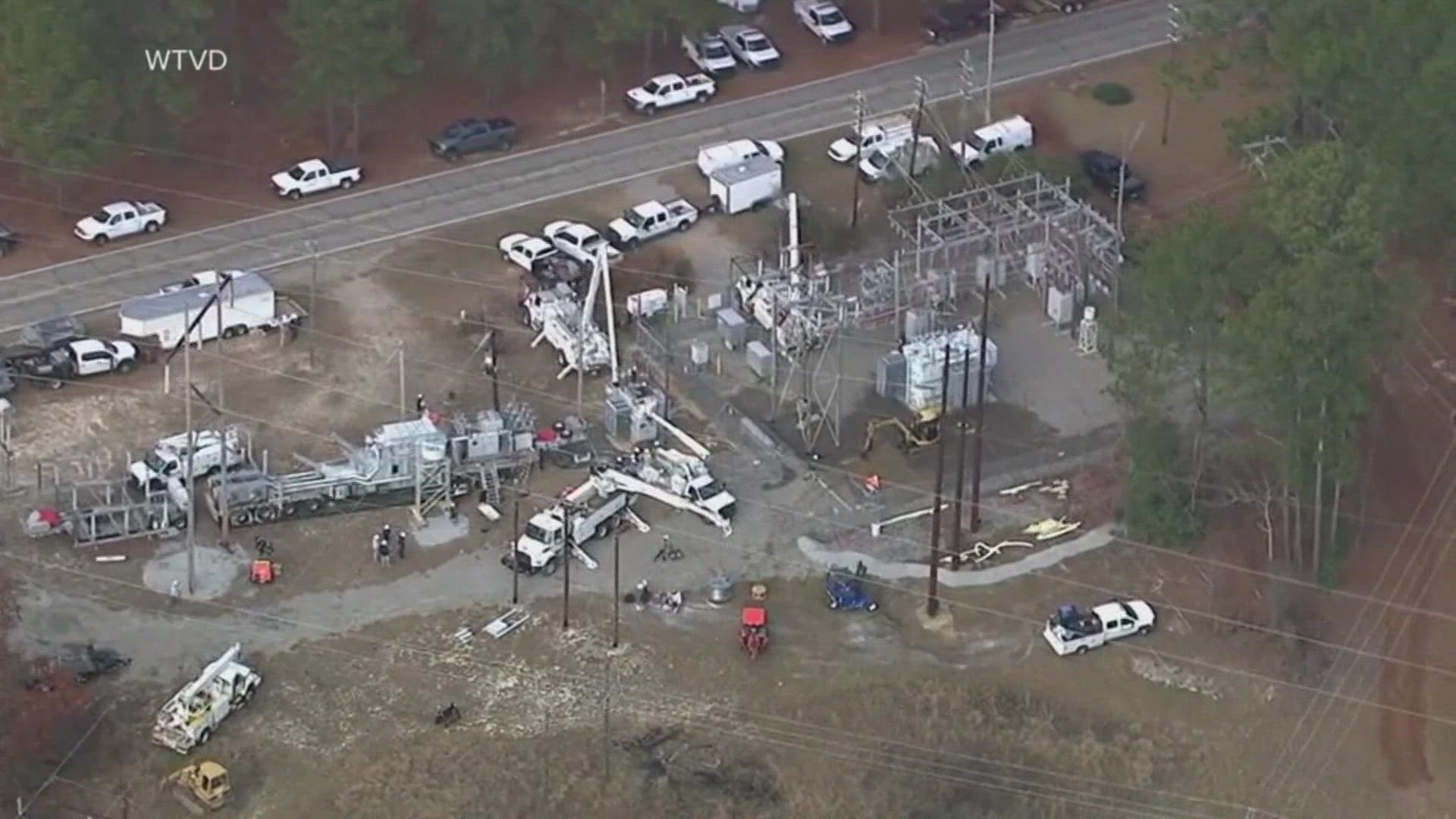 A $75,000 reward is up for grabs for information leading to the arrest of the person or people responsible for the destruction of utility substations in Moore County