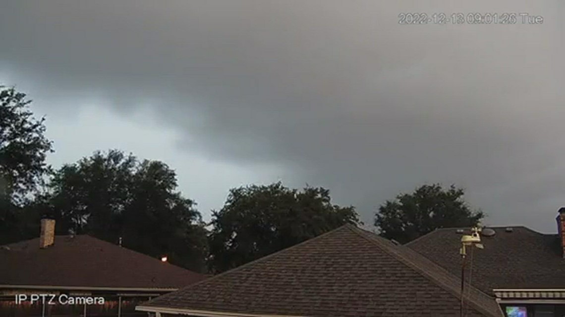 Tornado from Carrollton camera pointing north towards Lewisville