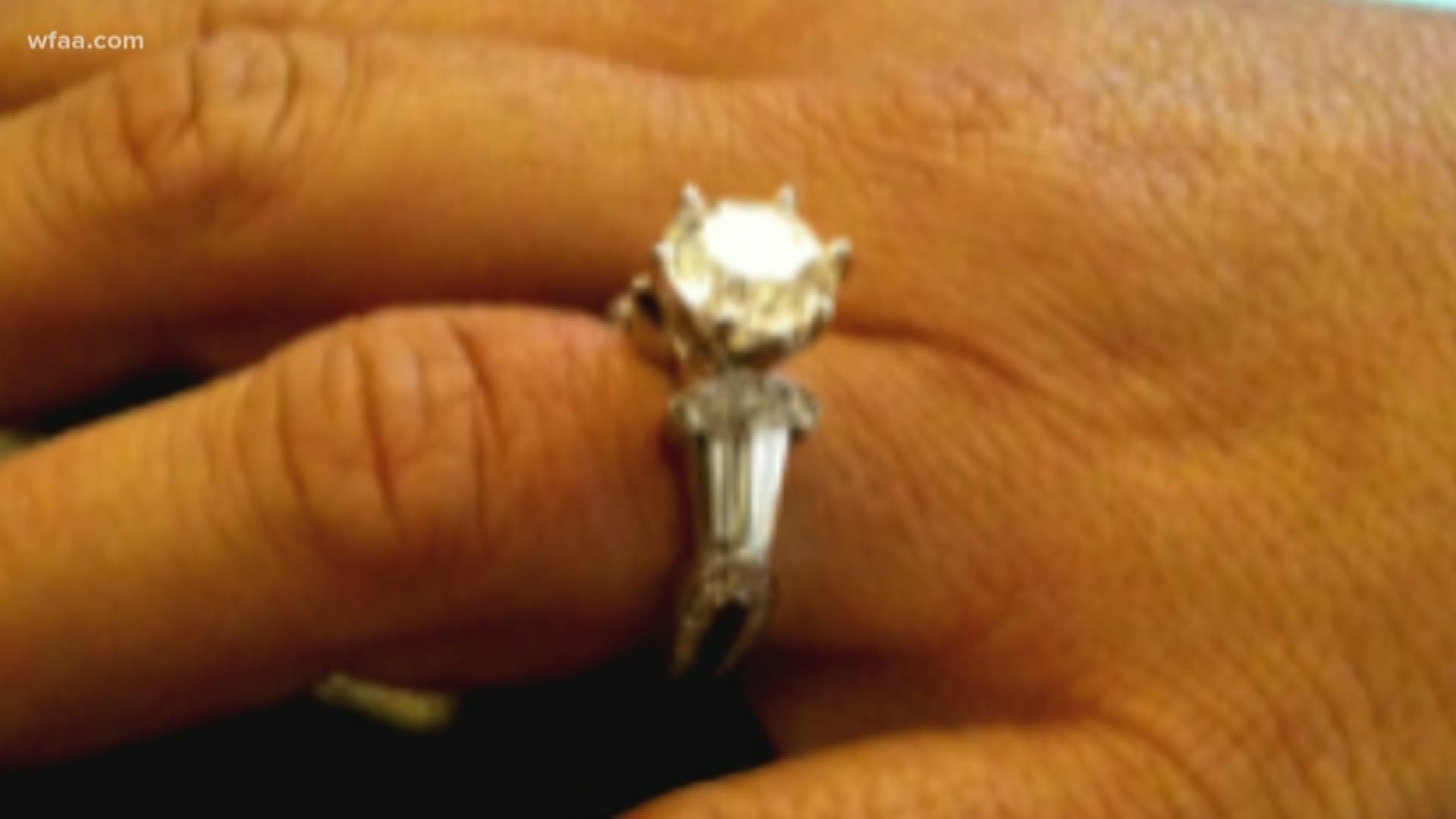 The family is offering a $1,000 reward to anyone who can return a treasured piece of jewelry.