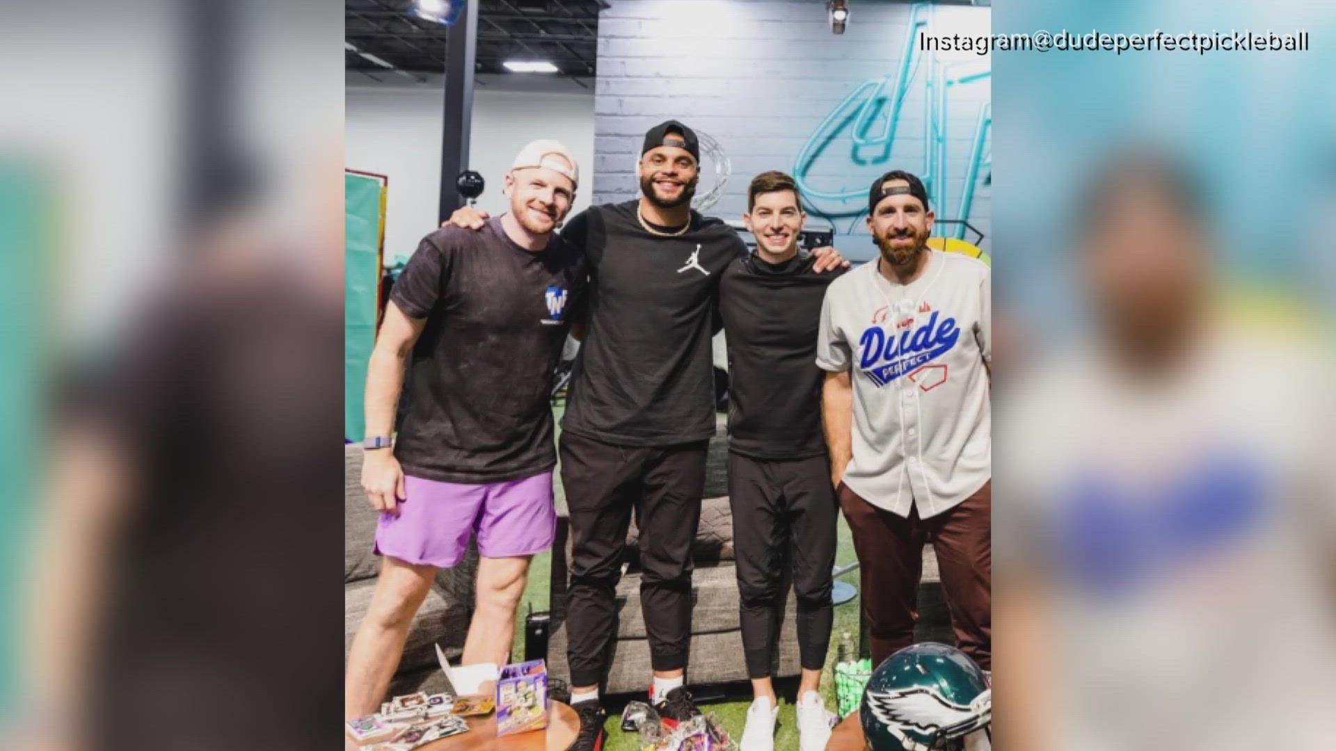 The team, called the Pandas, will be based in Frisco, where both Dude Perfect and the Dallas Cowboys' headquarters are based.