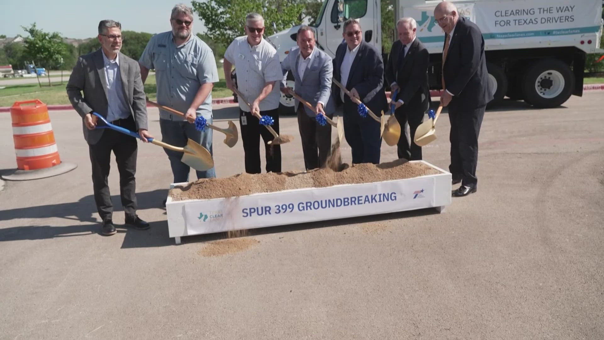 The expansion will widen Spur 399 and State Highway 5 between Stuart Road and El Dorado Parkway.