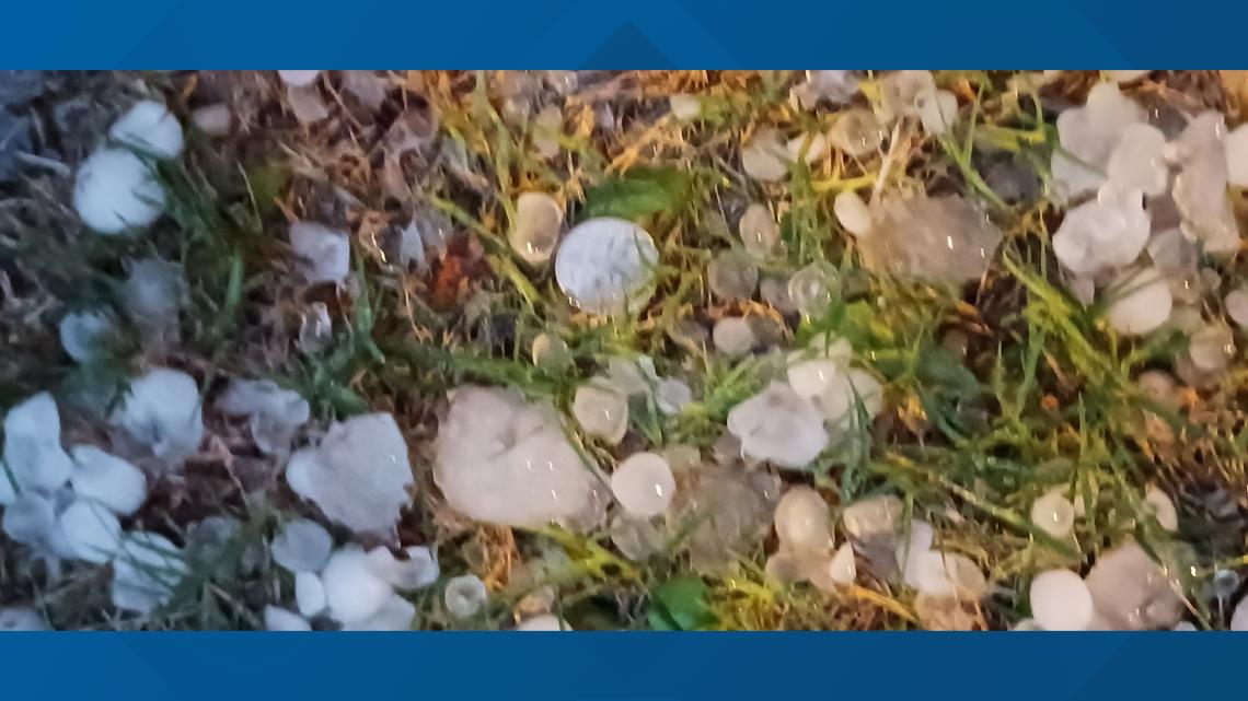 PHOTOS: Severe storms dump hail across North Texas hours after total ...