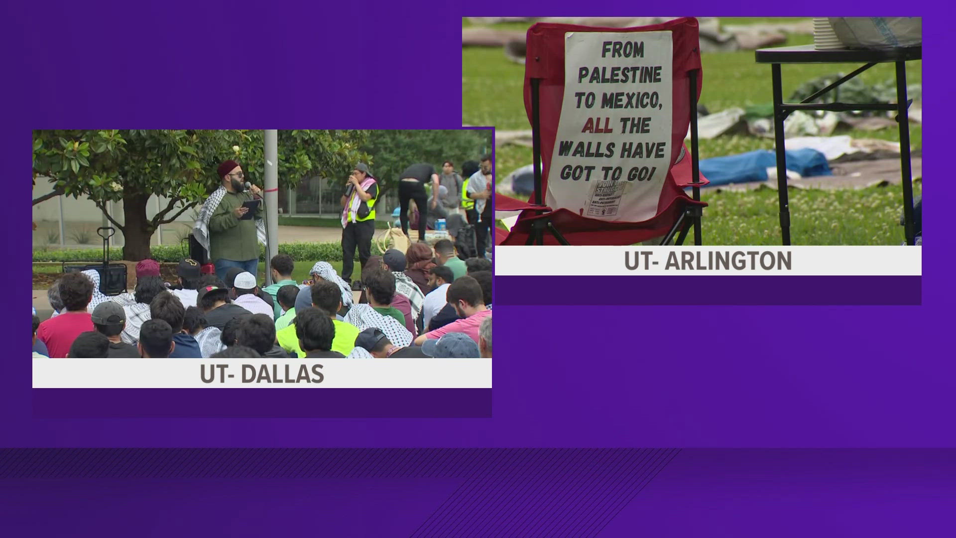 People at UT-Dallas were back on Friday calling for the university to divest from Israel.