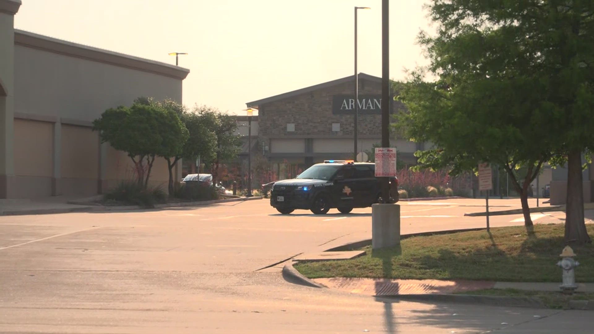 WFAA's Chris Sadeghi was at the Allen Premium Outlets mall Sunday morning, the day after a mass shooting left 8 victims dead.