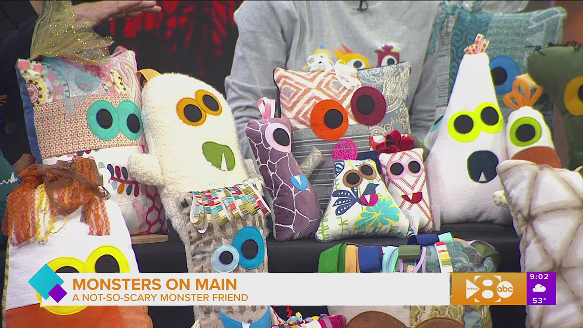 Nitia Musico, owner of Monsters on Main shares how she turned her excess scraps of materials into cuddly little monster pillows.