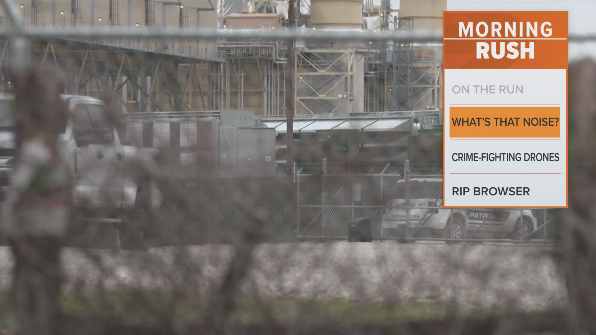 The residents say that the Bitcoin mining building creates loud noises.