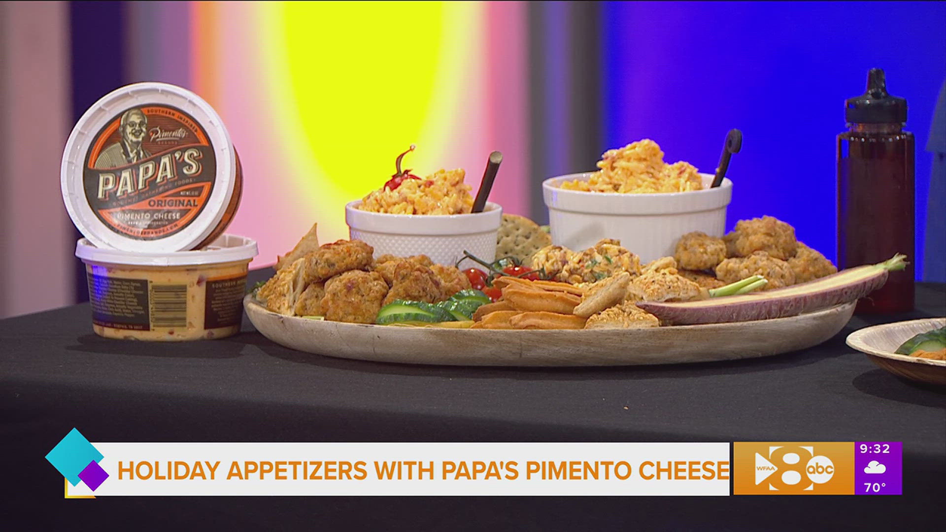 Trey Jordan, Pimentos Brands President and CEO, joins us with holiday appetizers made with Papa's Pimento Cheese. 