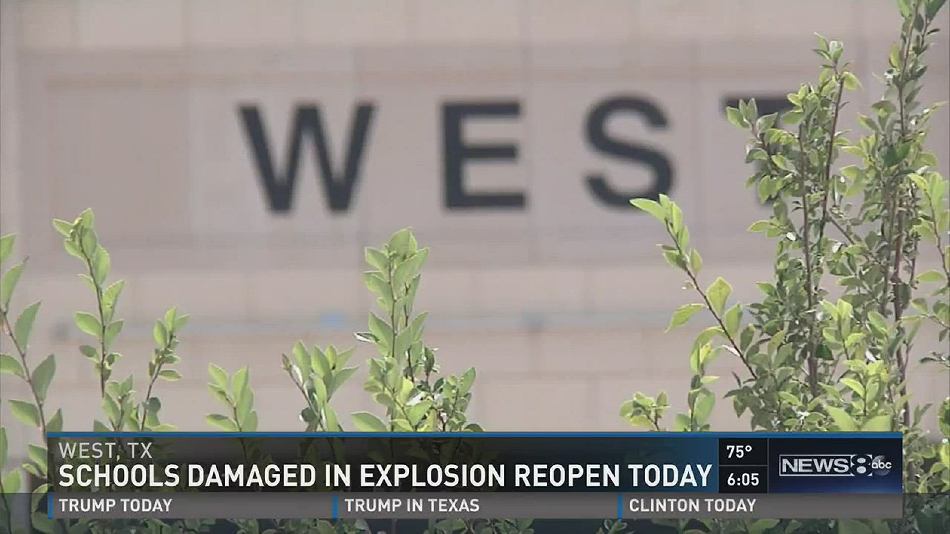 New school opens in West after explosion