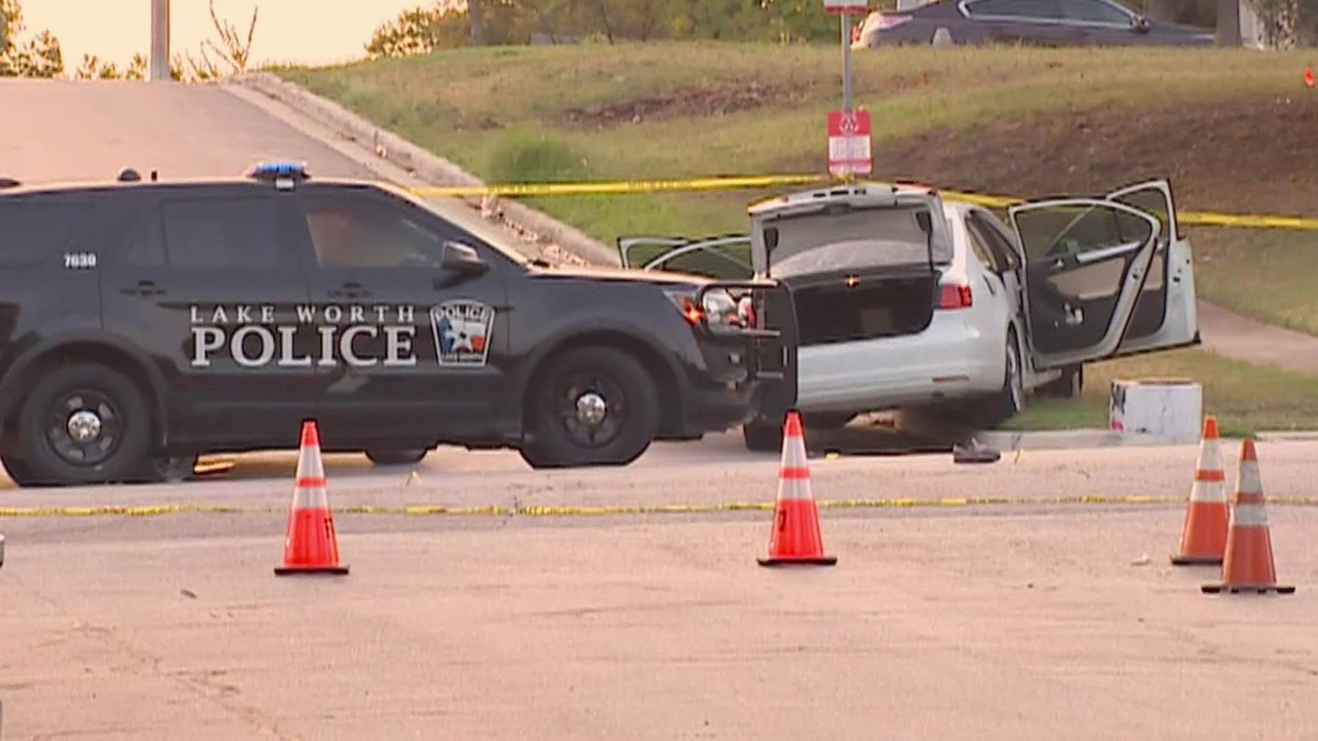 Lake Worth police officer fatally shot a person after they allegedly pointed a gun at officers during a chase in Fort Worth, officials said.