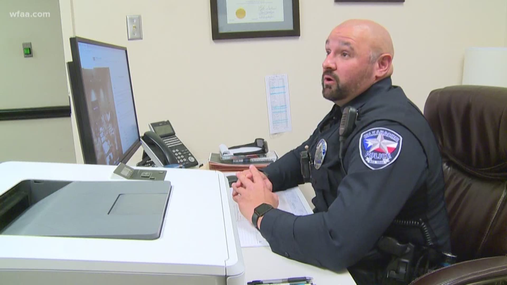 Waxahachie officer's life changed after lunch stop