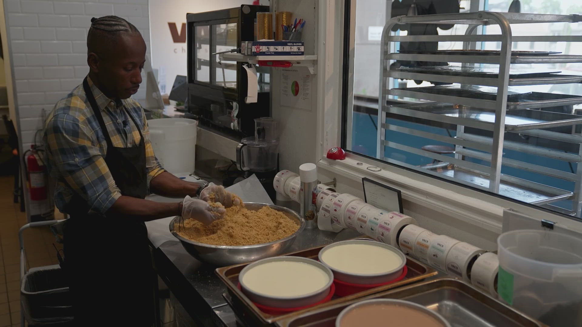 After 12 years in the kitchens of Val's Cheesecakes, Val is saying goodbye to what he calls his "cheesecakery."