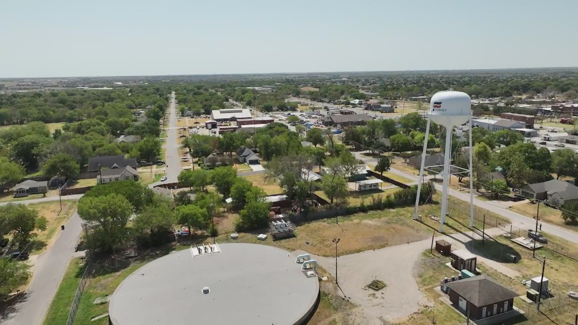 The city of Forney said a gasket broke, causing damage to motors and electronics inside the water facility.