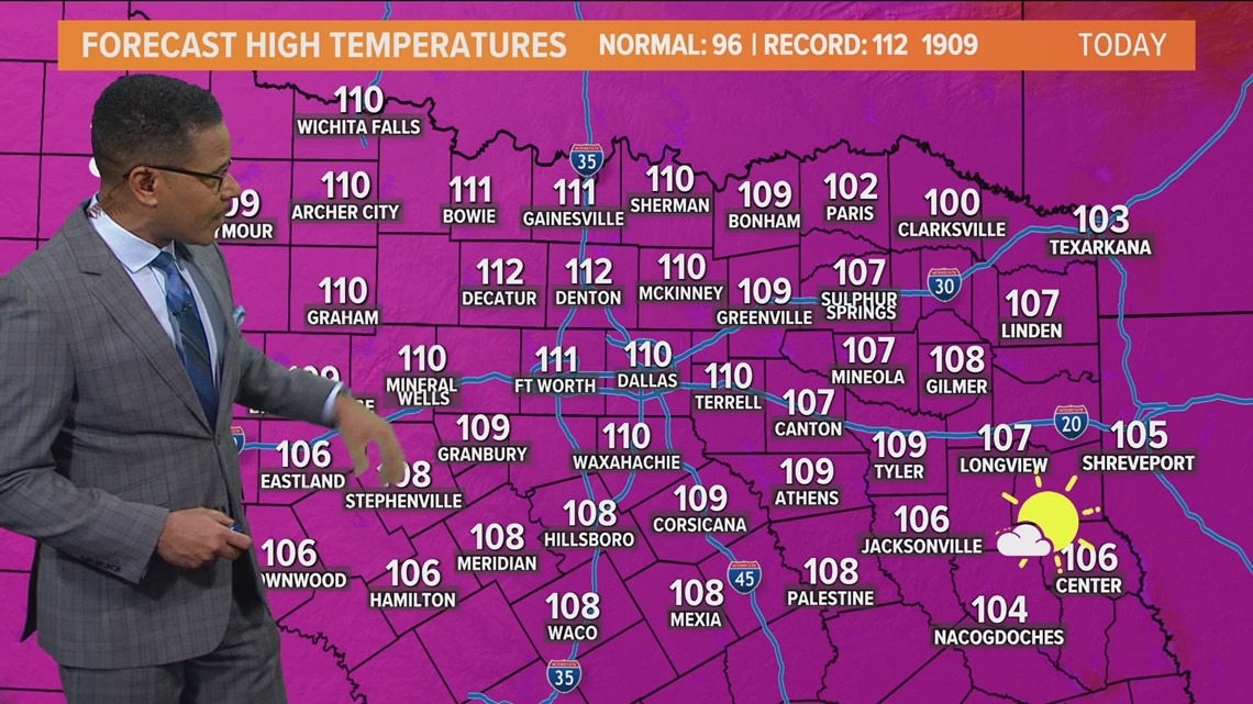 DFW weather Full forecast as extreme temps remain