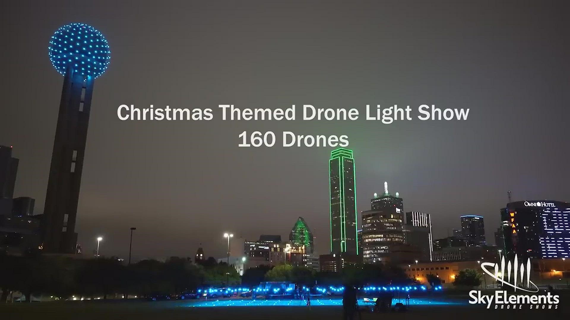 SkyElements Holiday Drone Show Dallas