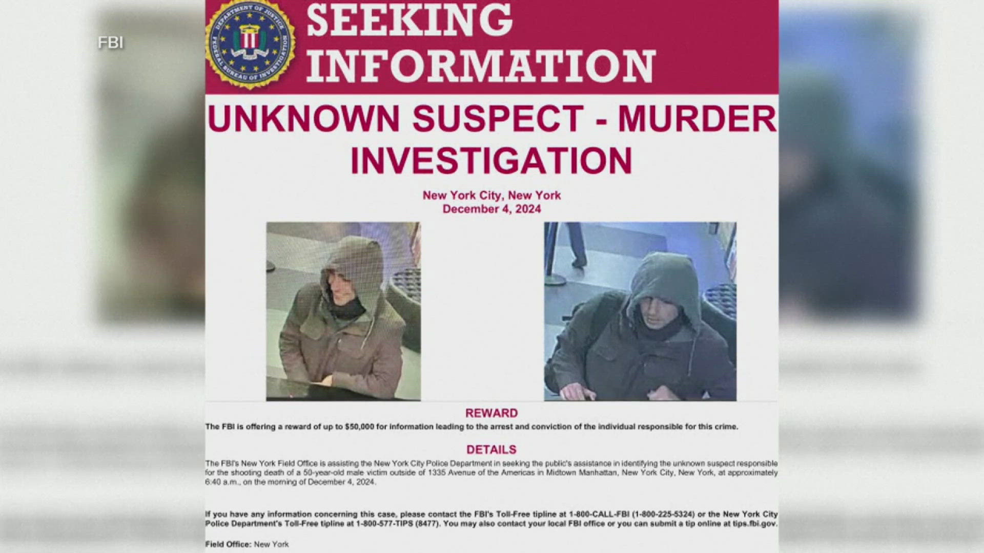 Police find new evidence linked to UnitedHealthCare CEO shooting | wfaa.com