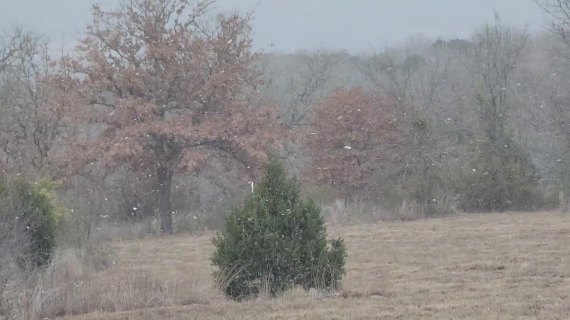 DFW Christmas weather How many times has it snowed before?
