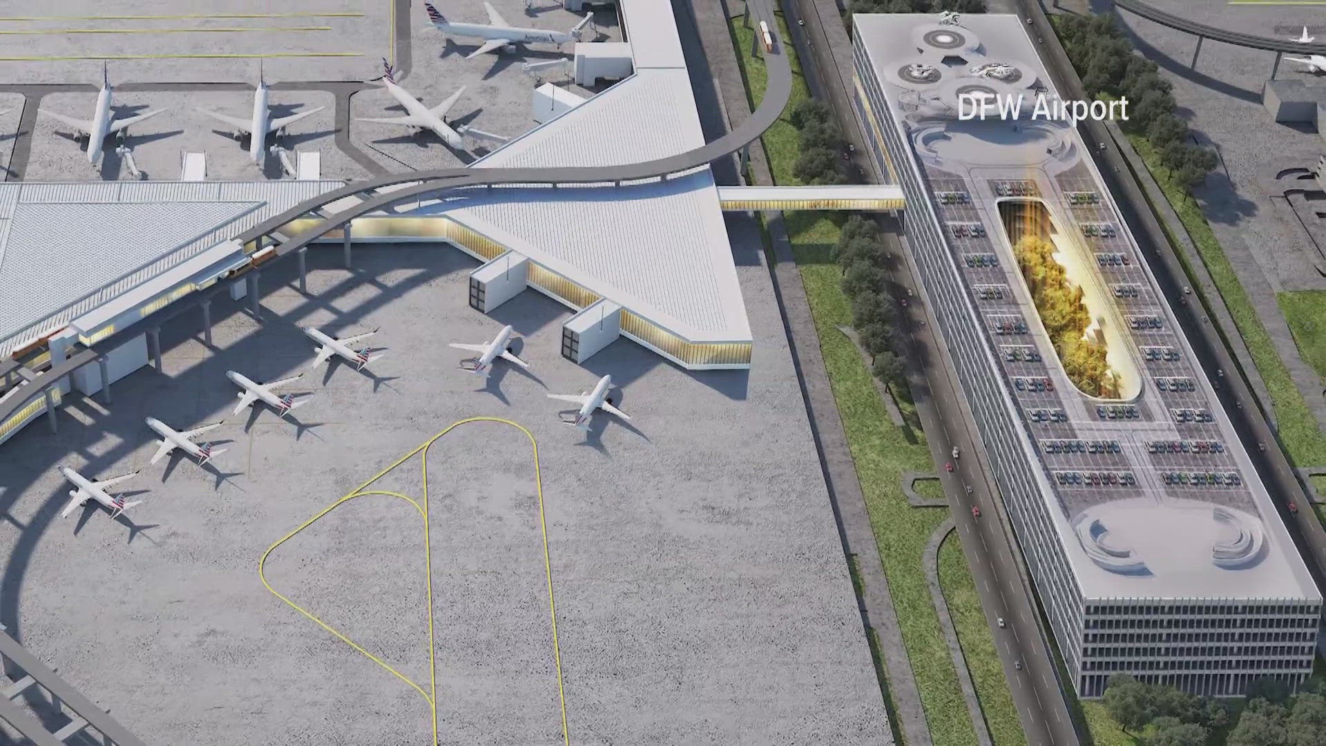DFW Airport plans to double Terminal F gates to 31 and increase investment to $4 billion as part of a major expansion for American Airlines.