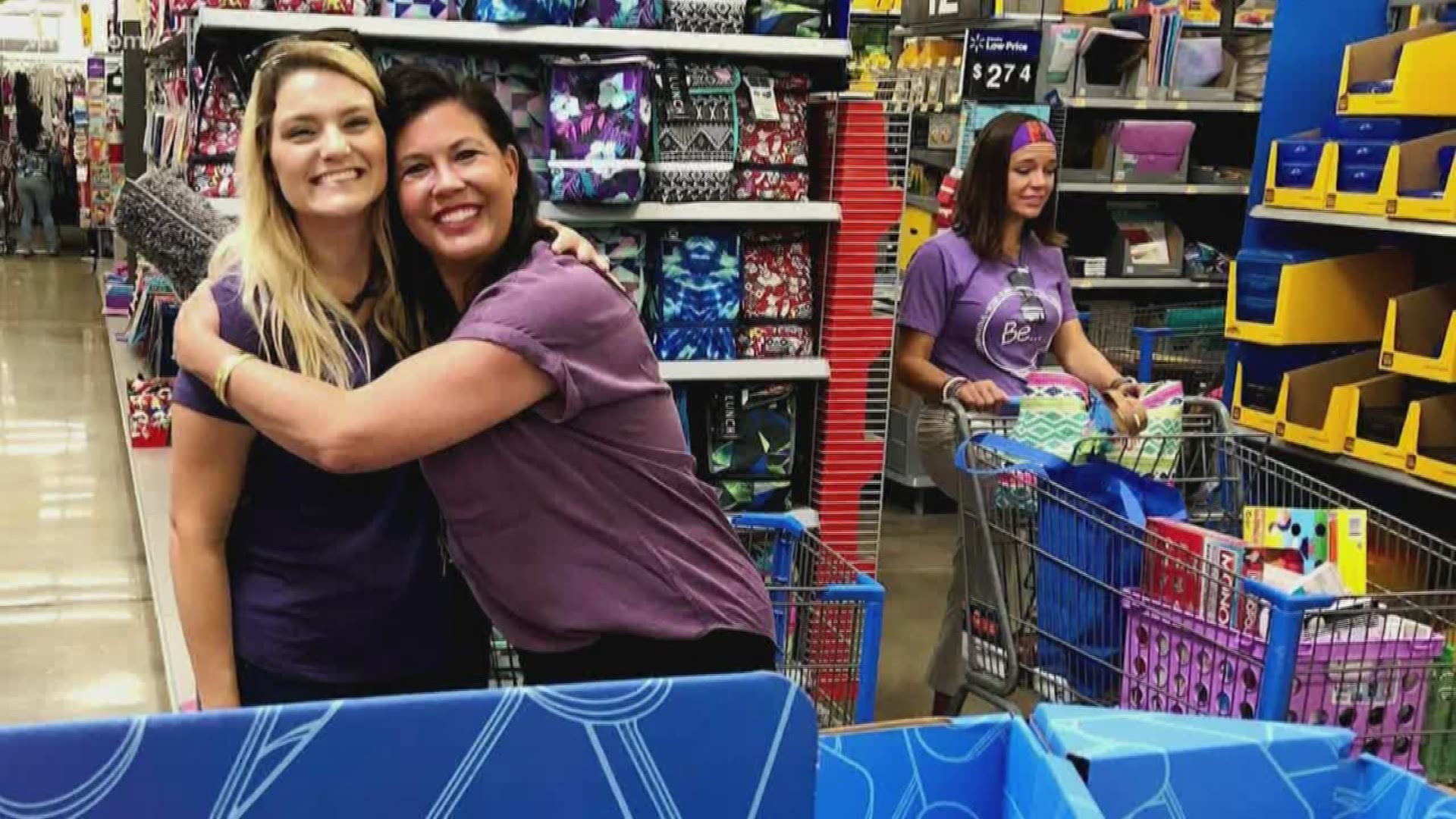 Granbury teachers received an unexpected gift from the school board. On Tuesday, the teachers were told to get in their cars and head to Walmart. Each person received $100 to buy school supplies for their students.