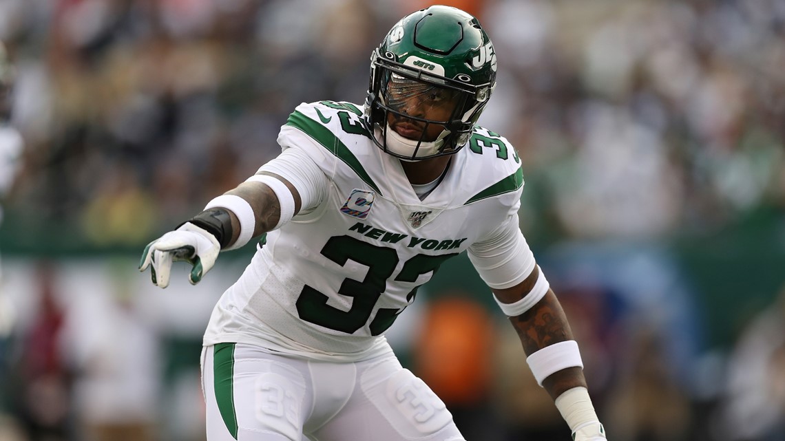 October 6, 2019: New York Jets strong safety Jamal Adams (33) in