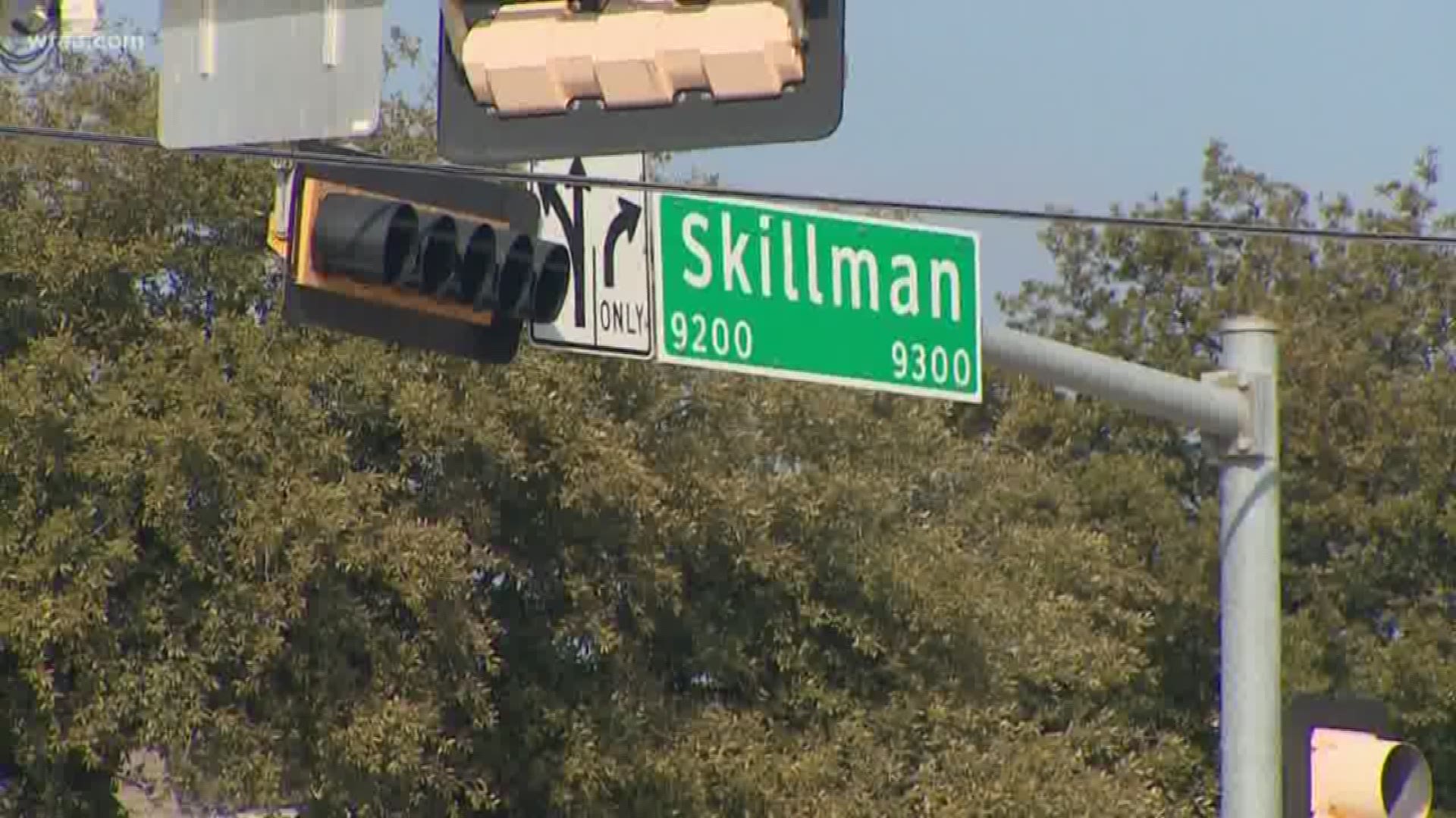 The 7-year-old child was struck by a vehicle in the 9300 block of Skillman Street near Leisure Drive as he attempted to cross the street with several other children, officials say.