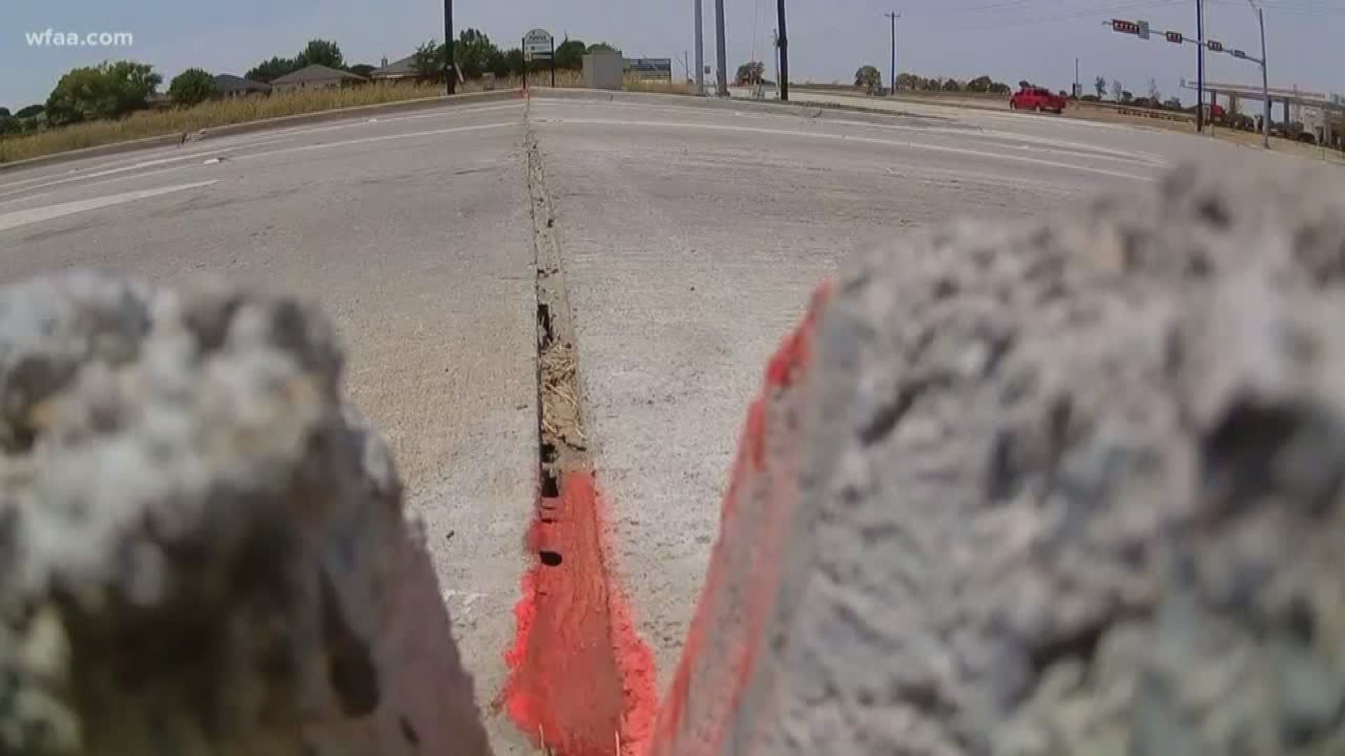 Drivers were having to take a detour on South Ferguson Parkway over the weekend.
