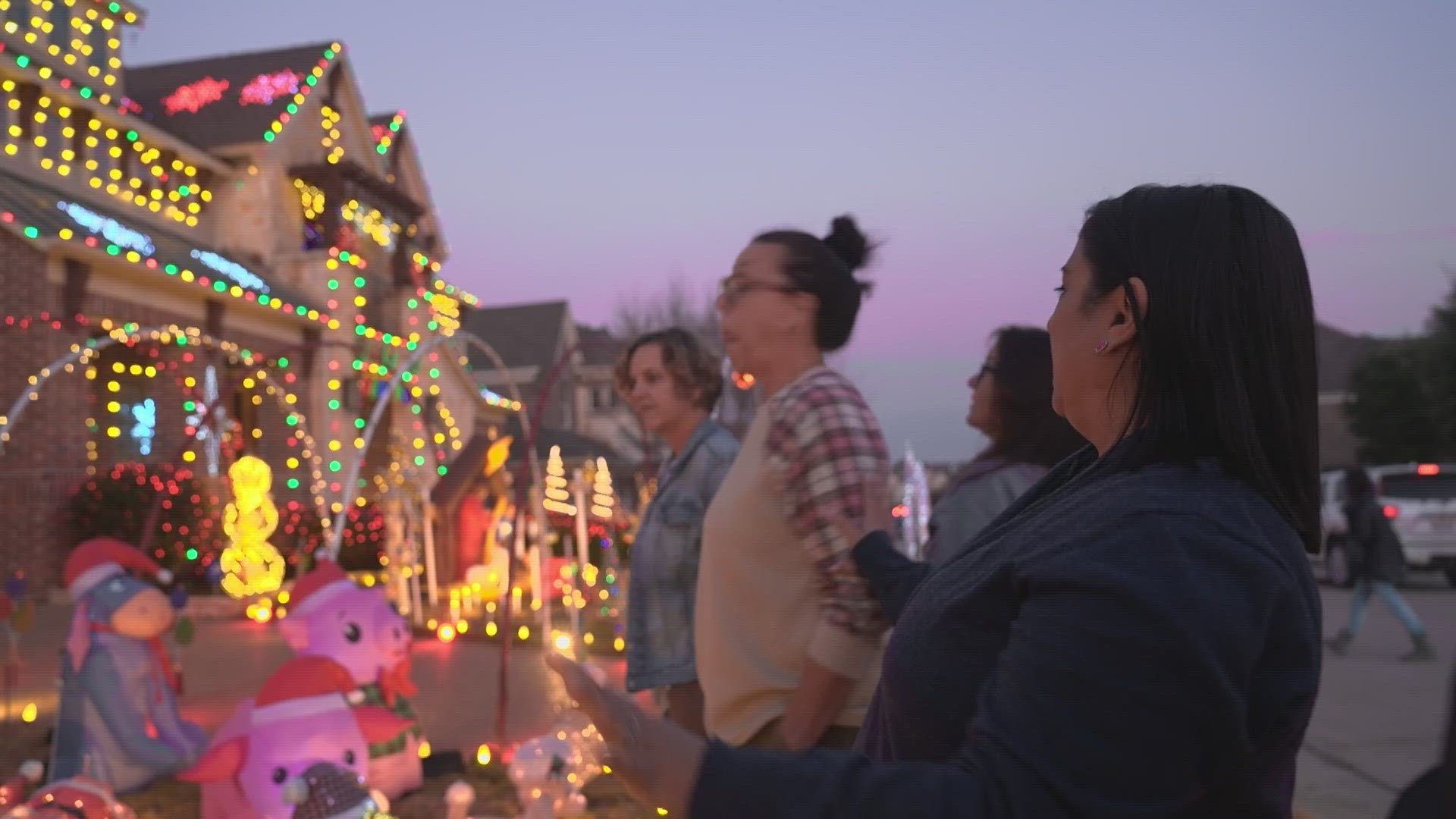 Mark Cornetti and Nasheel Joules never in their wildest dreams thought their McKinney home would be selected as a finalist for a national lighting competition show.