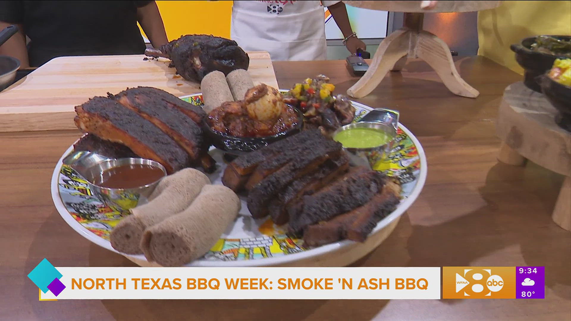 Fasicka and Patrick Hicks, owners of Smoke 'N Ash BBQ give us a taste of their smoked lamb tips and share how they created Tex-Ethiopian barbecue.