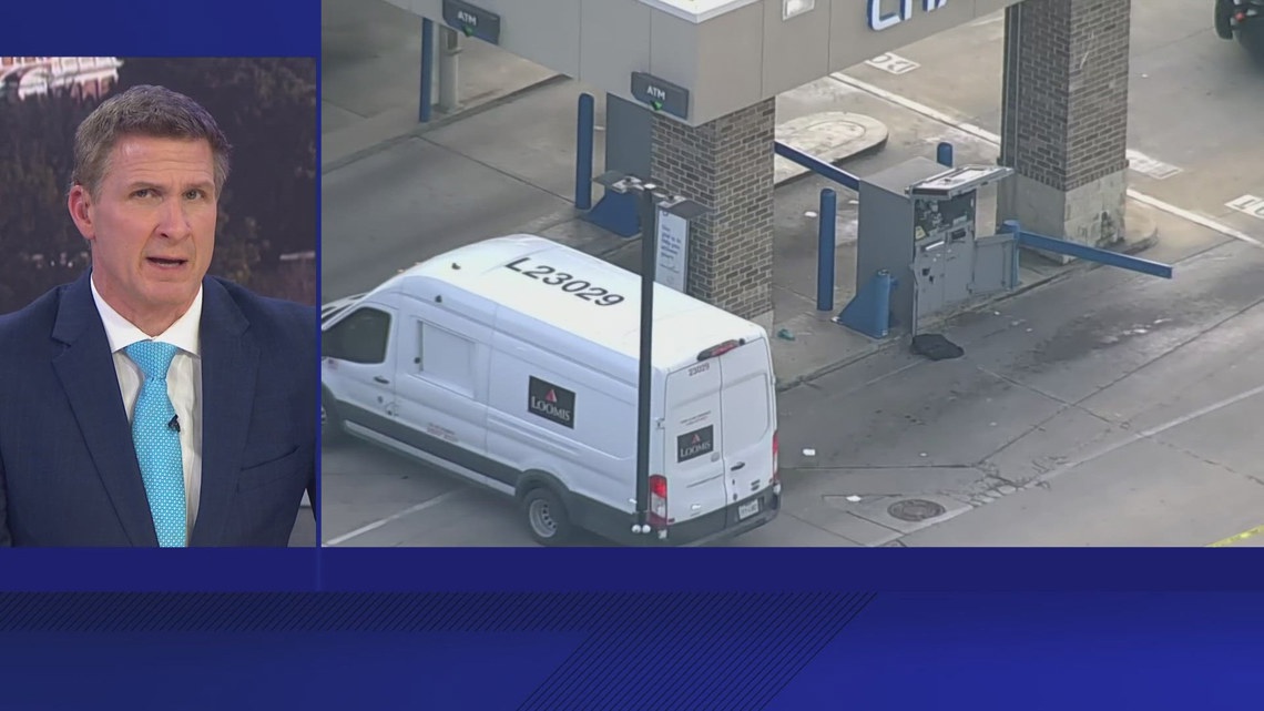 Suspect on the run after armored car employee shot at a Chase bank ...