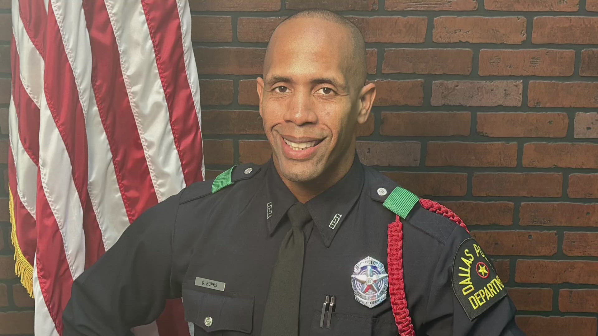 The honorary grand marshal was fallen Dallas police officer Darron Burks, who studied at Paul Quinn.