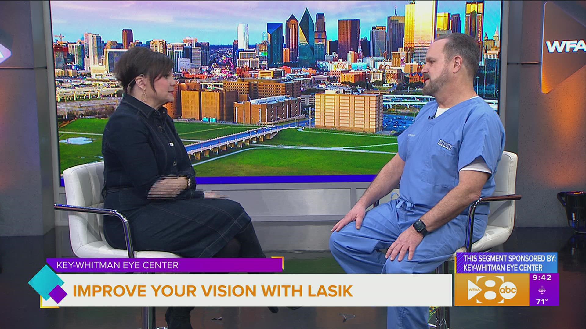 This segment is sponsored by Key-Whitman Eye Center. Call 214.220.EYES or go to keywhitman.com/lasik20.