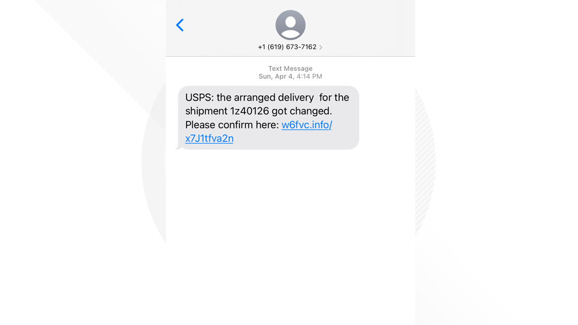 fake blocked text message error