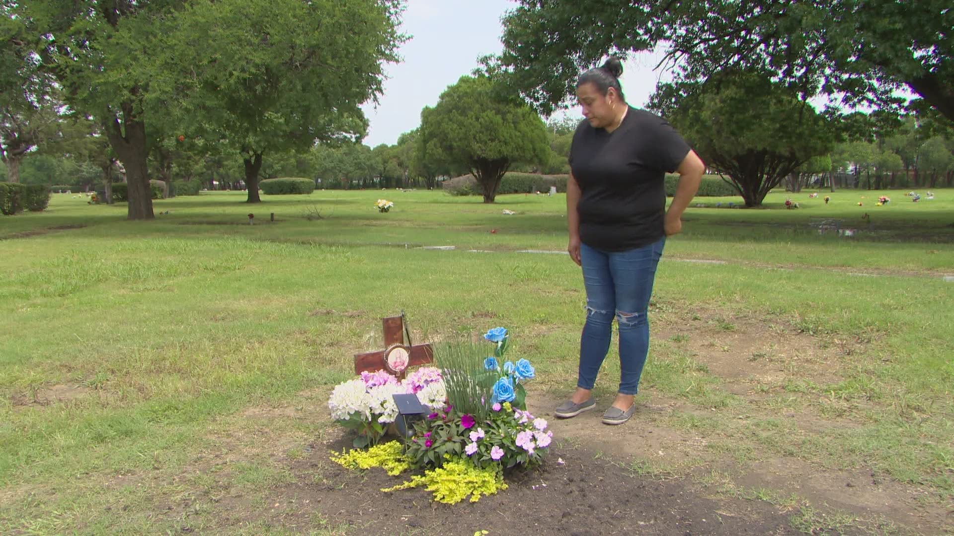 Janet Valleza says her heart breaks every time she hears of another homicide. Her 16-year-old daughter was killed last August at a Dallas apartment complex.