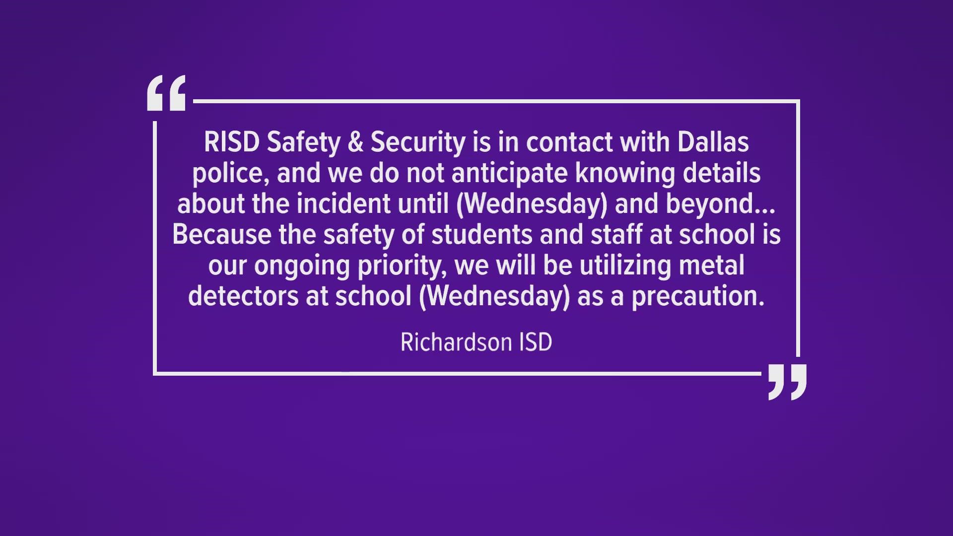 Security Increase At Dallas School After Teen Killed Near Campus Wfaa