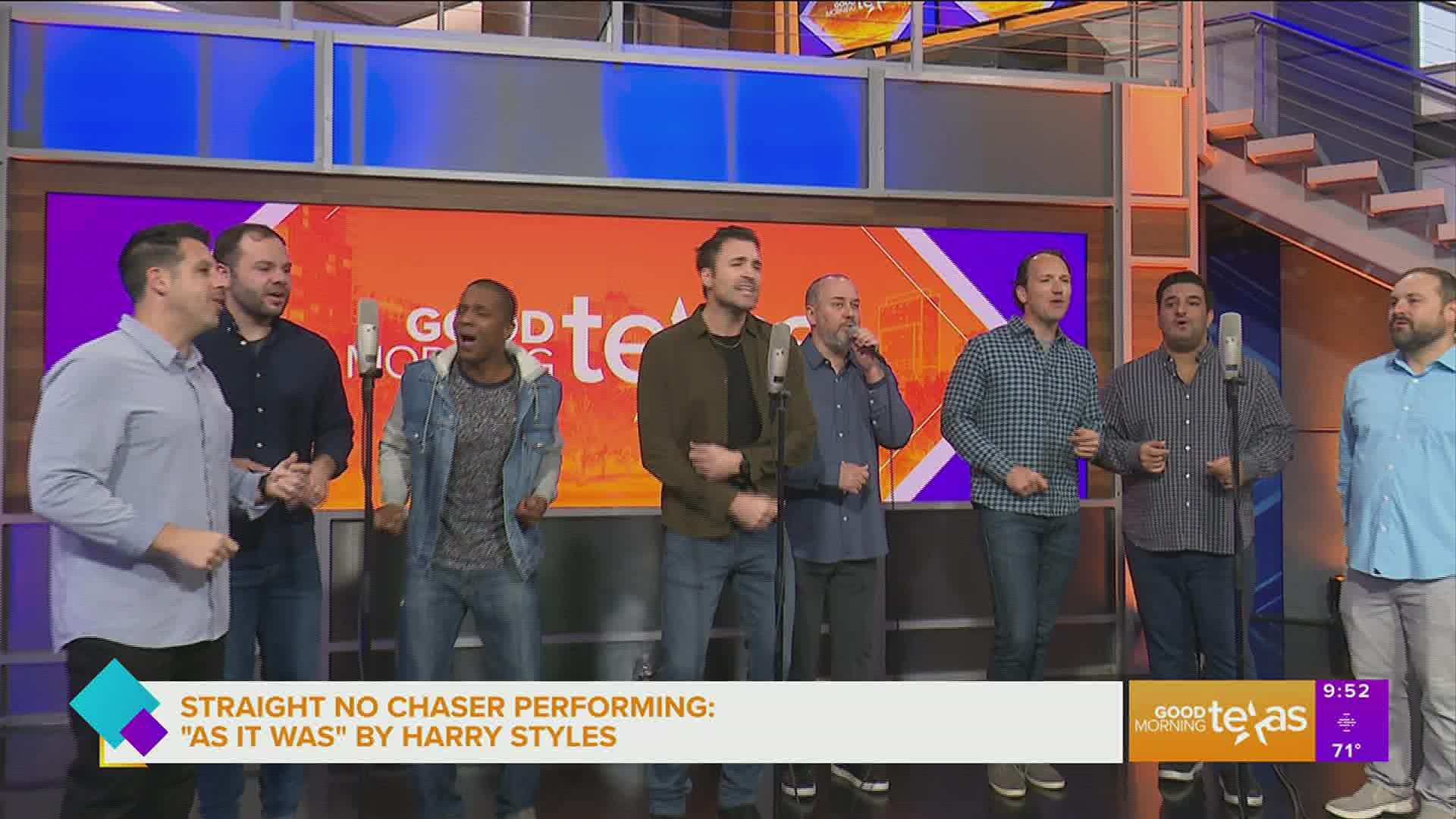 They started singing 25 years ago in college, and the music has never stopped. We received a very special performance from the acapella group “Straight No Chaser”.