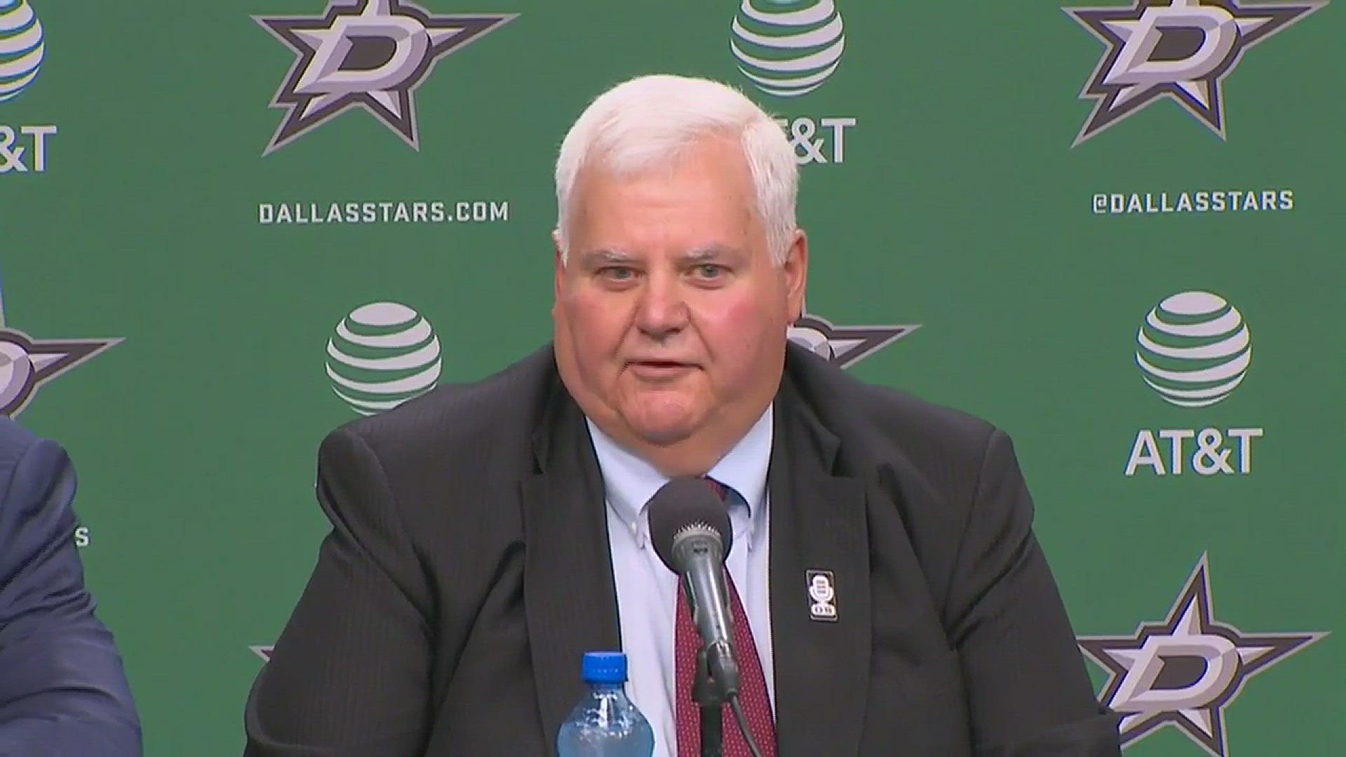 Ken Hitchcock, the Stars' second-ever head coach who is returning as the team's eighth head coach, spoke to the media Thursday.
