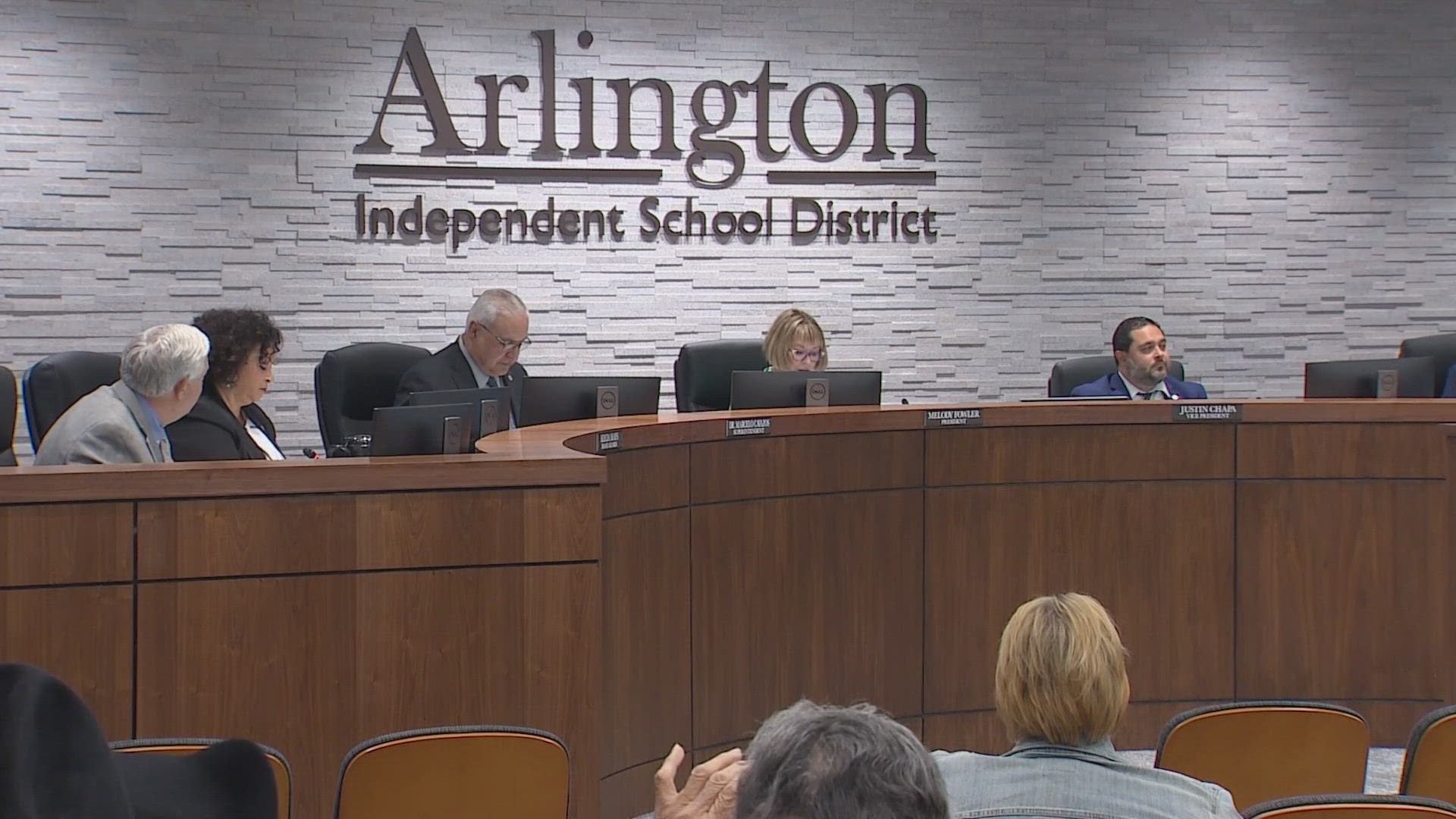 An Arlington ISD employee is on leave after allegedly tying up students and putting tape over their mouths.