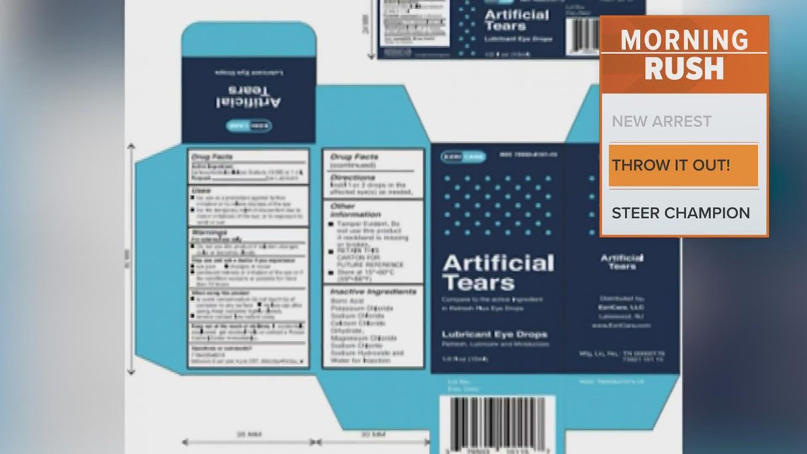 RECALL ALERT Eye drops linked to US drugresistant bacteria outbreak